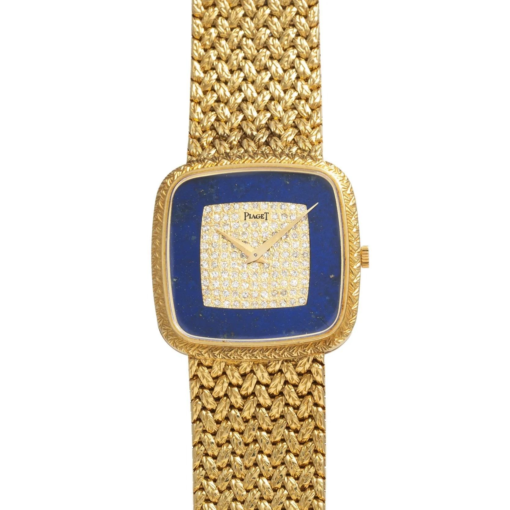 Piaget Pave 'Lapis Lazuli' Dress Watch