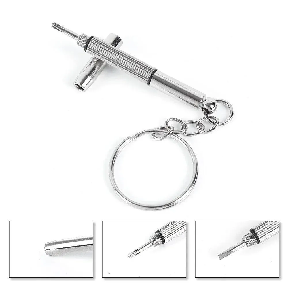 Precision Repair Kit: Compact Steel Tool Set for Glasses & Watches