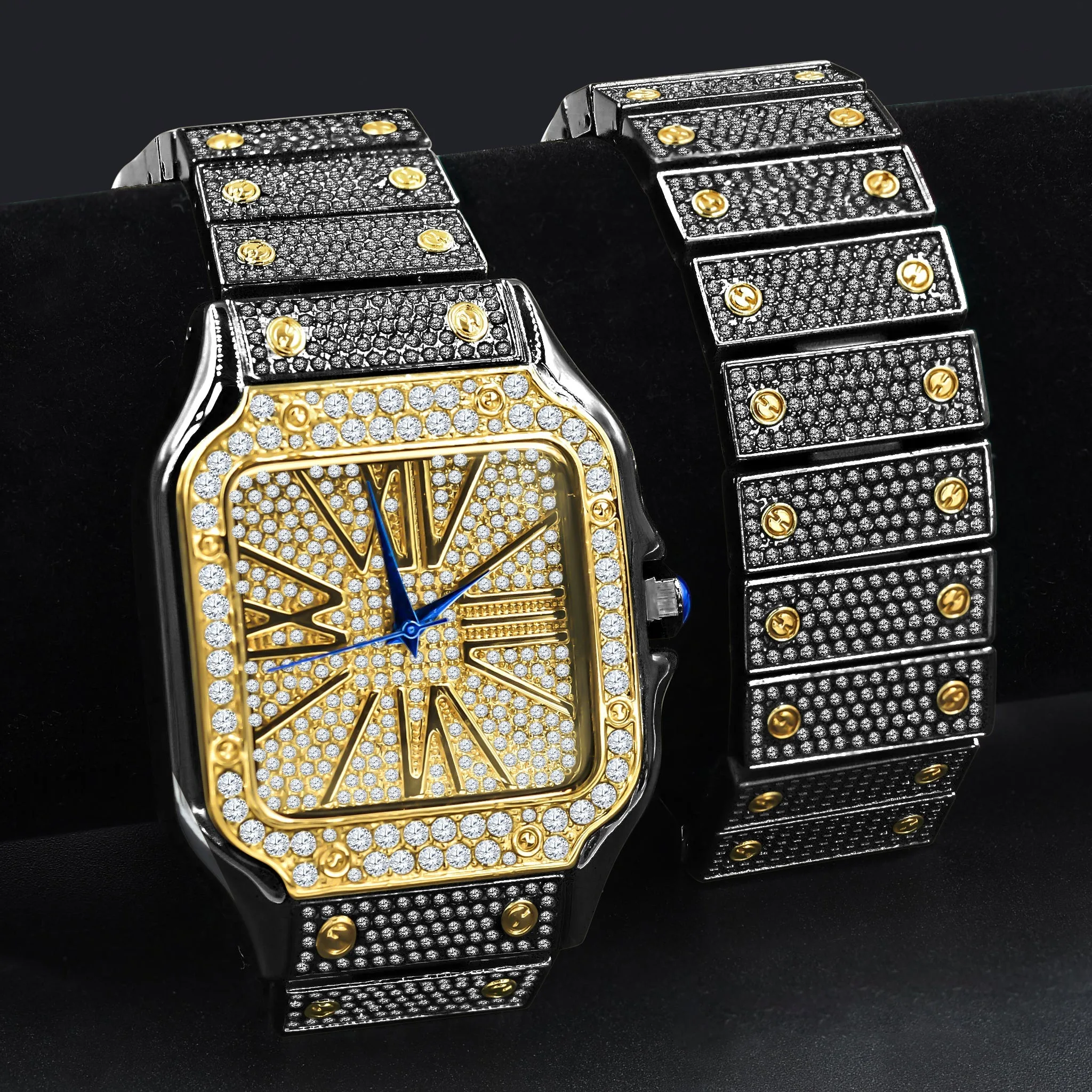 PRODIGIOUS BRASS  WATCH & BRACELET SET | 530748