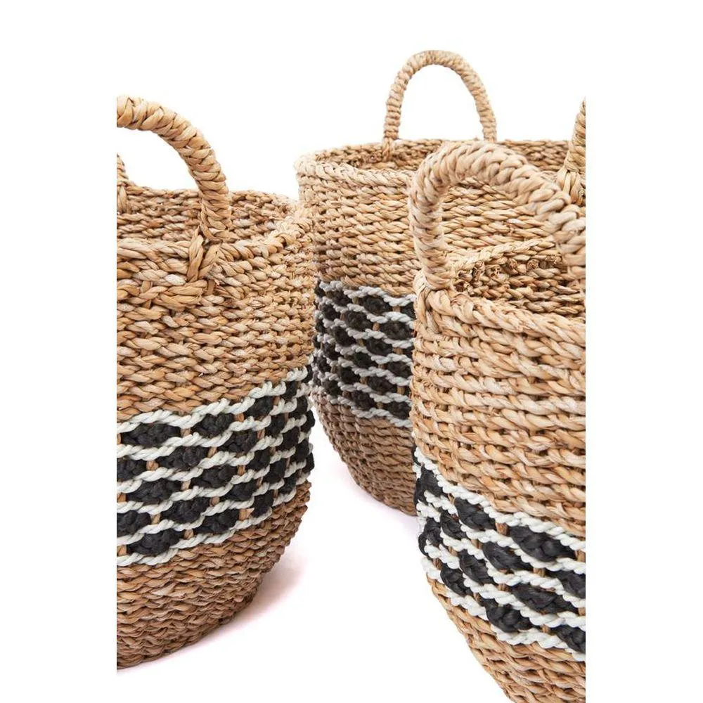 Sadar Large Round Seagrass Storage Basket