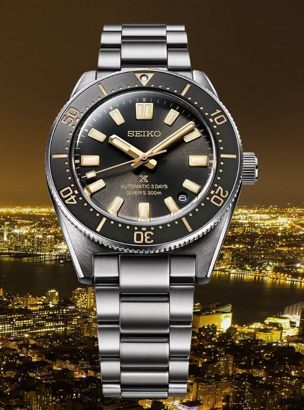 Seiko SPB455 Gold-Accent 1965 Heritage Dive Watch