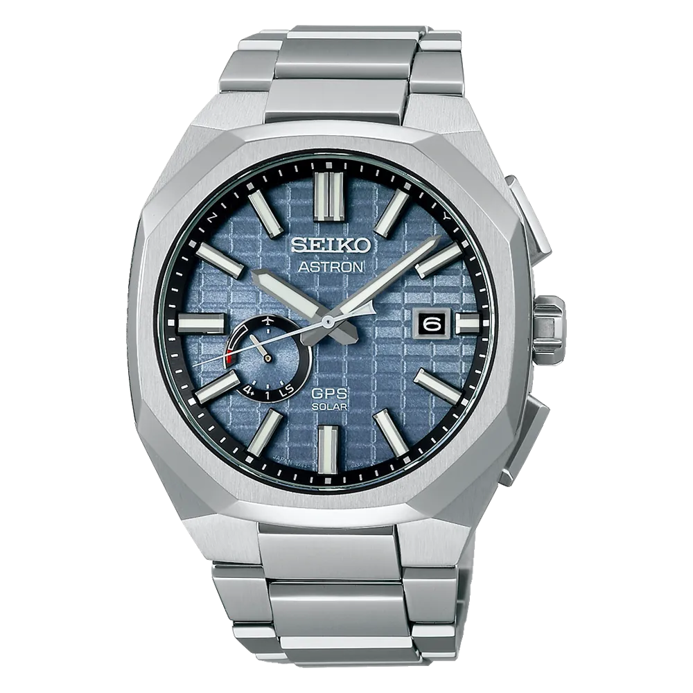 Seiko SSJ013 Blue Dial GPS Astron Solar Automatic Watch