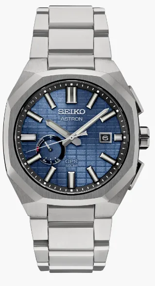 Seiko SSJ013 Blue Dial GPS Astron Solar Automatic Watch