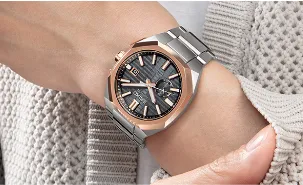 Seiko SSJ014 Gray Dial Rose Gold GPS Astron Solar Watch