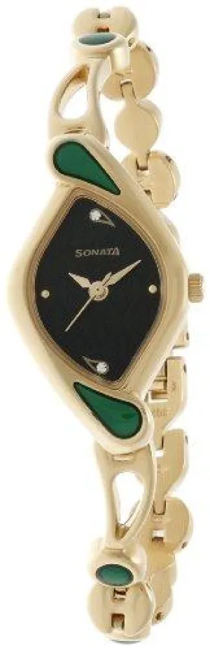 Sonata Analog Black Dial Men's Watch - NF8073YM02