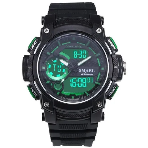 Sporty Waterproof Shock-Resistant Men's Quartz Watch