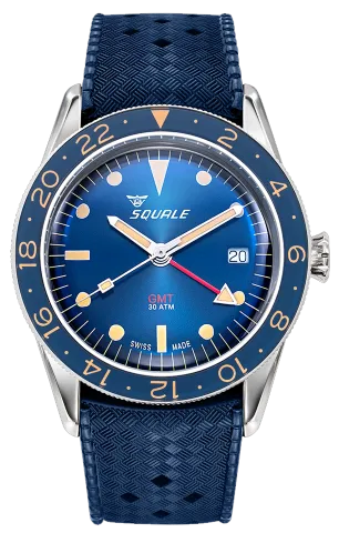 Squale Sub-39 GMT Vintage Blue SUB-39GMTB.HTB