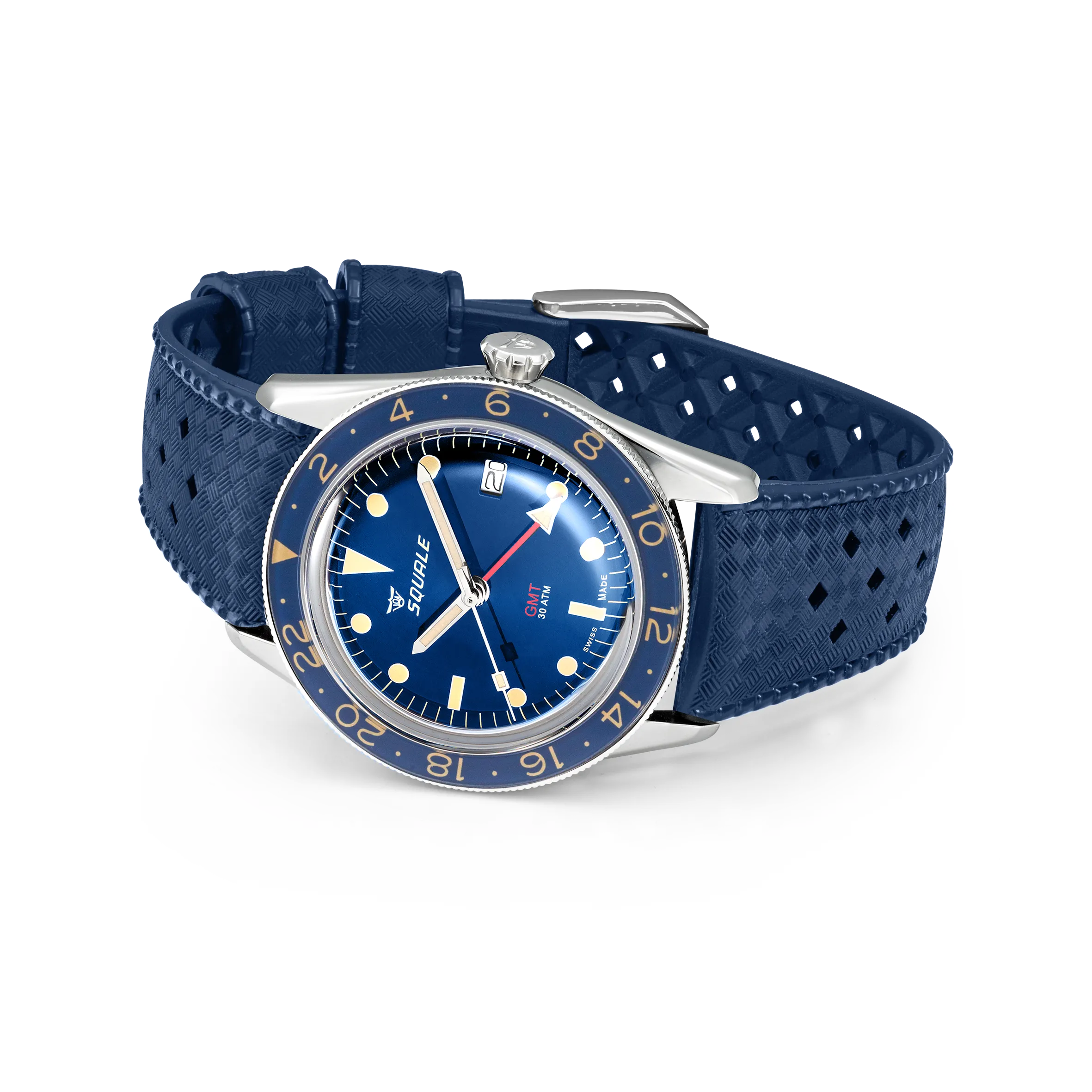 Squale Sub-39 GMT Vintage Blue SUB-39GMTB.HTB