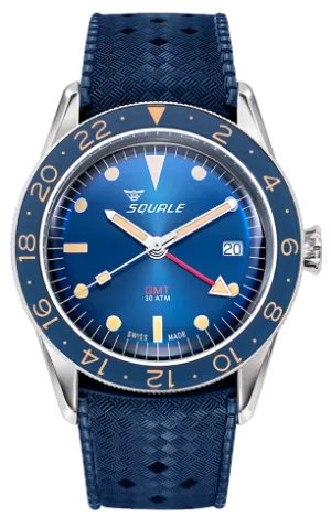 Squale Sub-39 GMT Vintage Blue SUB-39GMTB.HTB