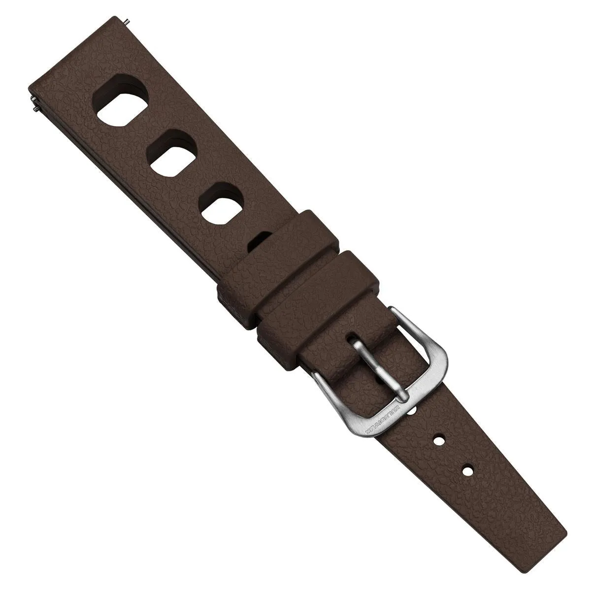 Tropical Regis FKM Rubber Watch Strap - Red