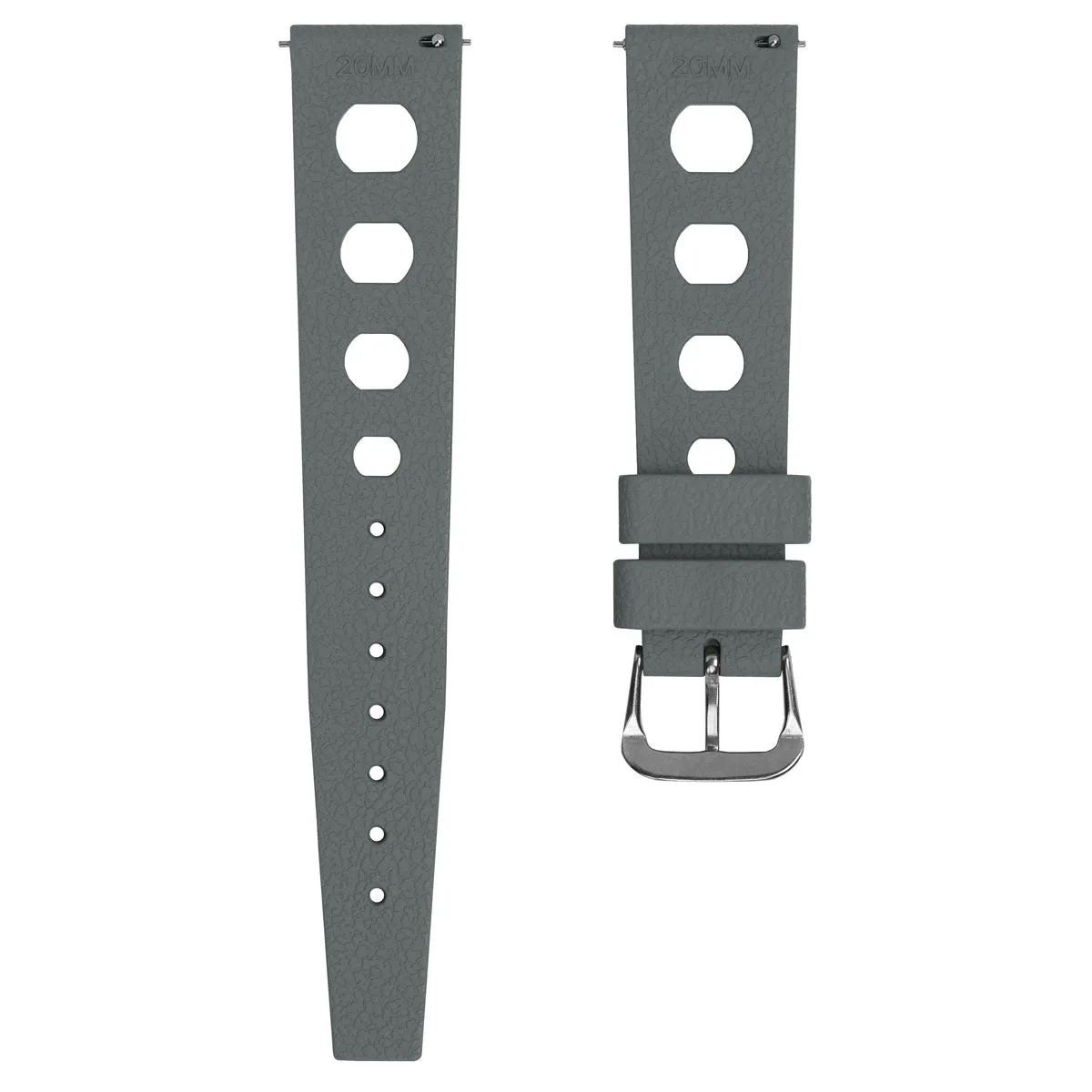 Tropical Regis FKM Rubber Watch Strap - Red