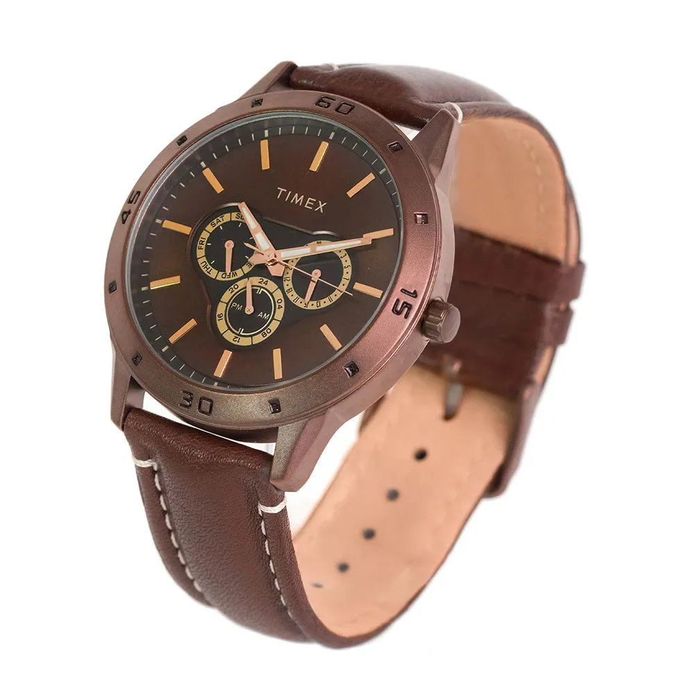 U9-3 Series Multifunction 45mm Leather Band