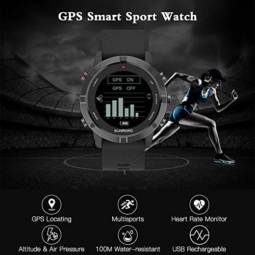 Ubervia® Intelligent Watch,Sports Watch Fitness Wrist Watch with 100M Water Resistant for Running Swimming Cycling Climbing