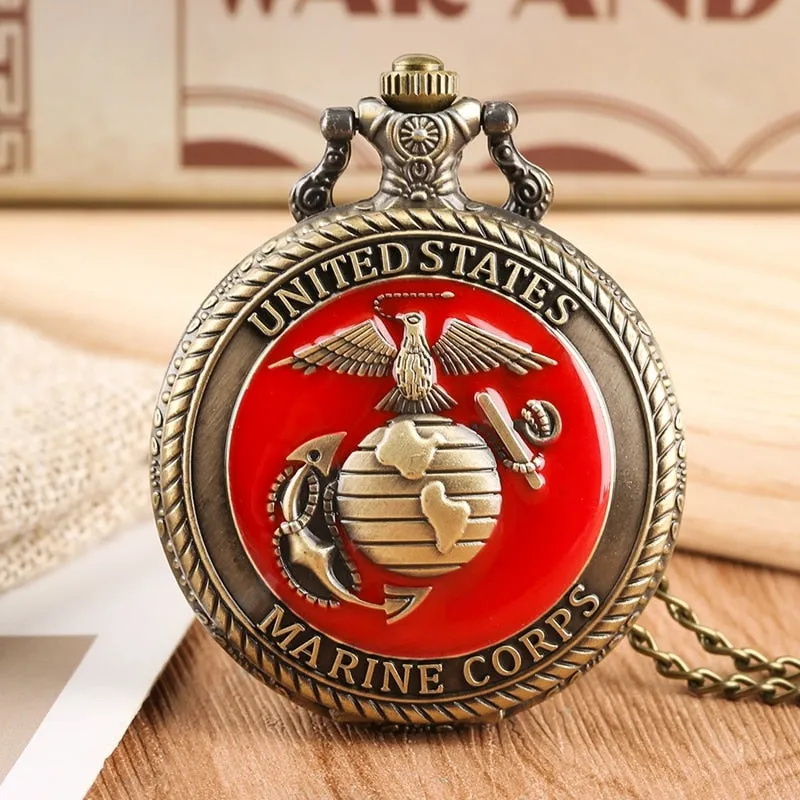 United State Marine Corps Pocket Watch