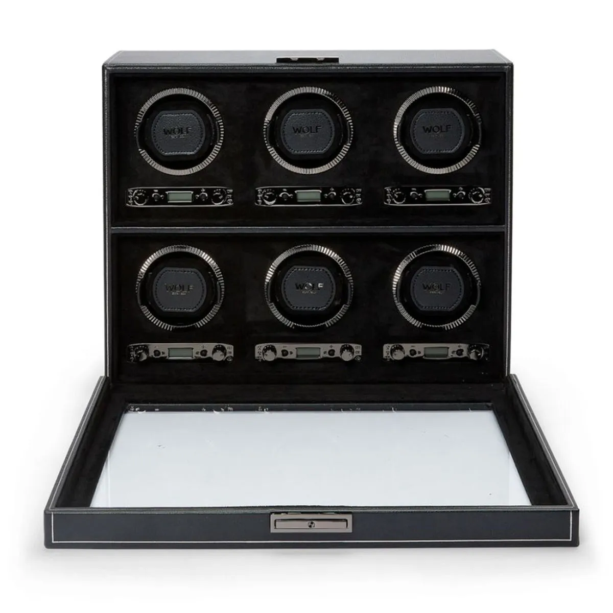 Wolf British Racing 6 Piece Watch Winder