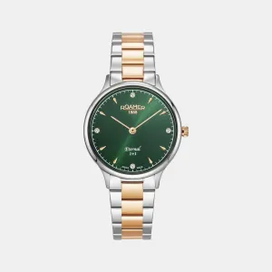 Women Green Analog Stainless Steel Watch 863857 49 75 50