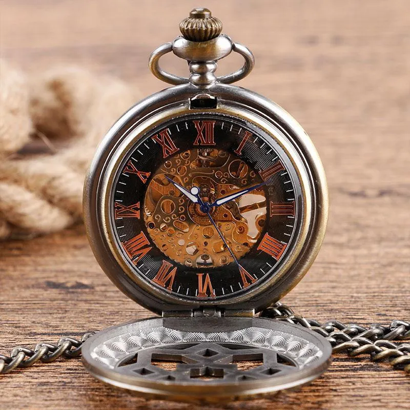 Women's Bronze Mechanical Pocket Watch - Merkabah