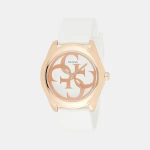 Women's White Analog Silicon Watch W0911L5