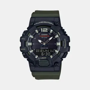 Youth Black Men's Analog-Digital Resin Watch D155 - HDC-700-3AVDF