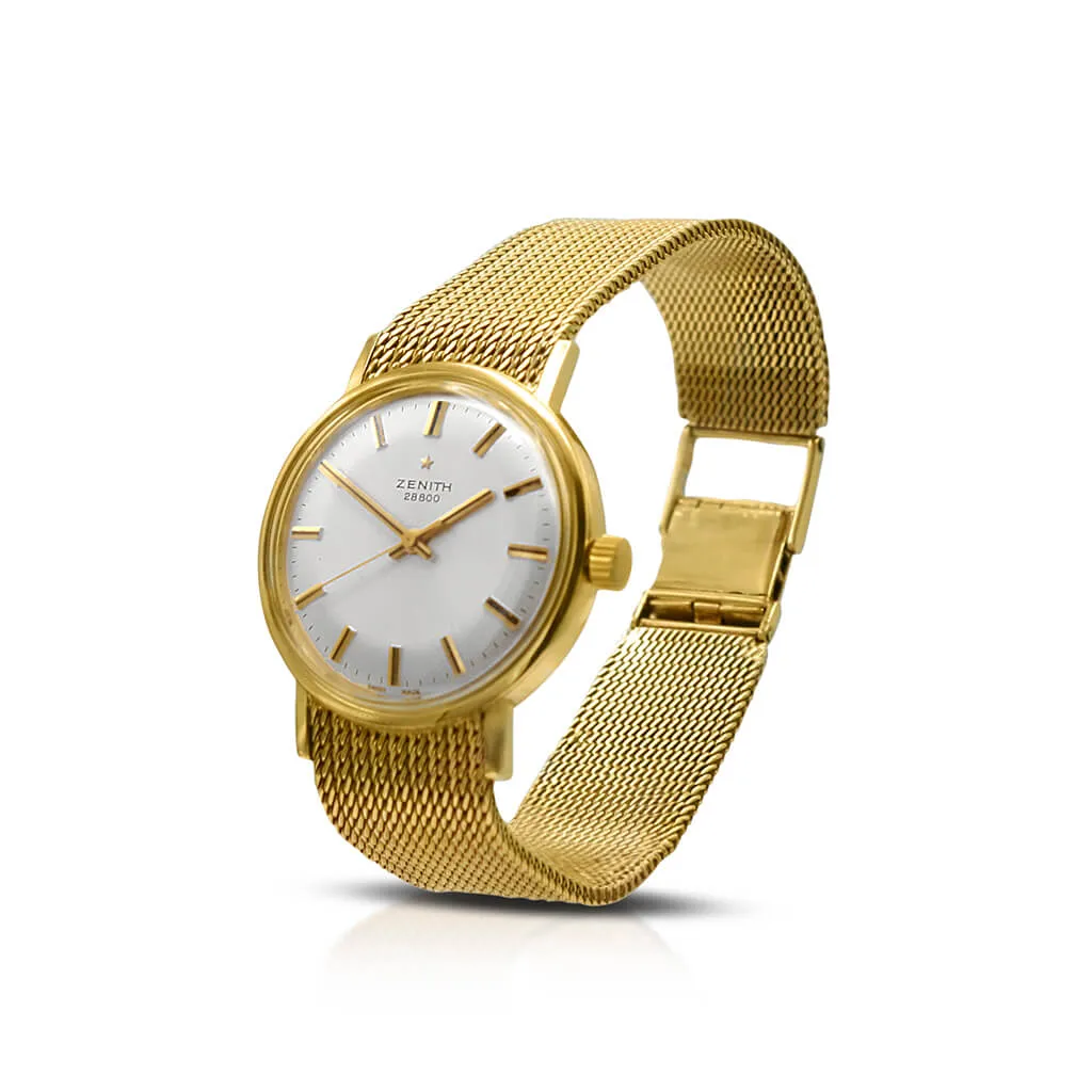 Zenith Mechanical Bracelet Watch 34mm - 9ct Gold