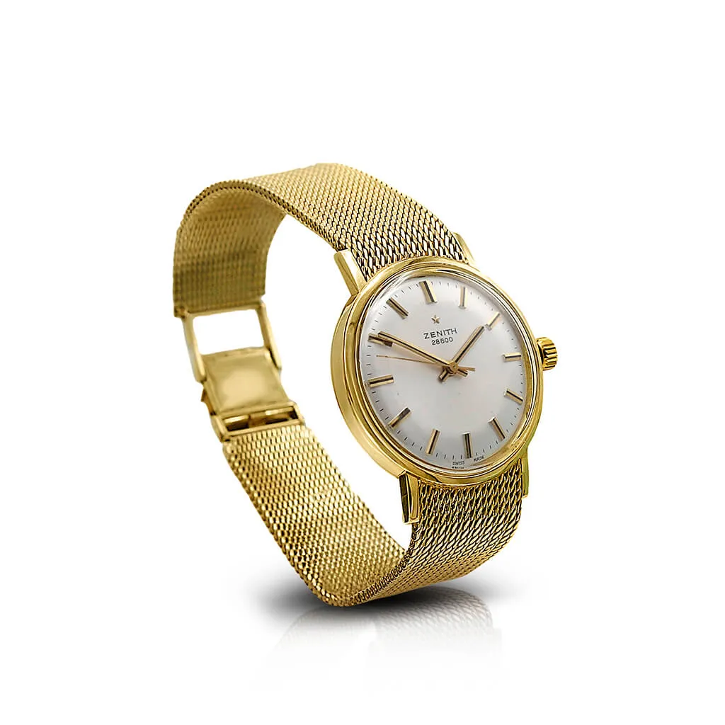 Zenith Mechanical Bracelet Watch 34mm - 9ct Gold