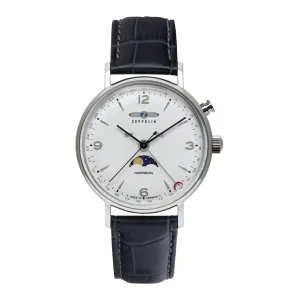 ZEPPELIN QUARTZ WATCH WITH MOON PHASE 8076-1